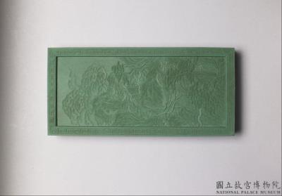 图片[2]-Green inkstick from a set of imperially commissioned “Collective Celebrations of a Myriad Springs”, Qing dynasty, Jiaqing reign (1796-1820)-China Archive